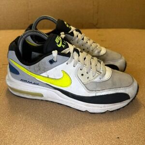 Nike Air Max Excee Kids Shoes White Volt Grey CZ4192-100 Size 7Y